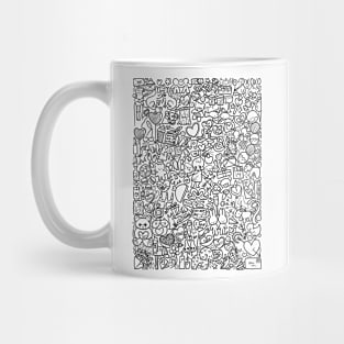 Valentine's Doodle shirt Mug